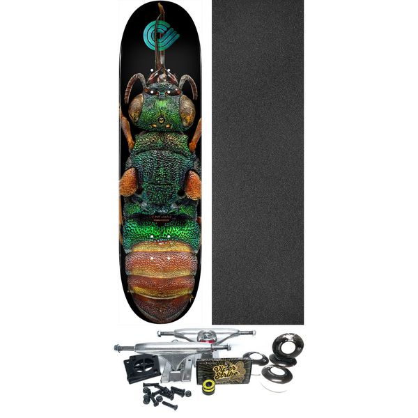 Powell Peralta Biss Ruby Tailed Wasp Skateboard Deck - 8.5" x 32.08" - Complete Skateboard Bundle